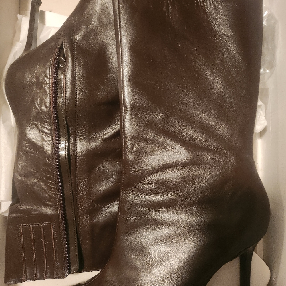 Colin Stuart Pointy Toe Brown Boots